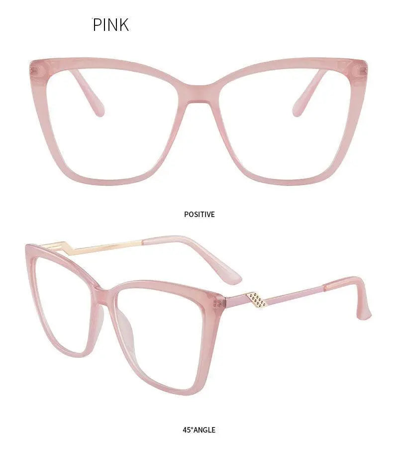 Women's Cat Eye Full Rim TR90 Prescription Glasses 7049 — view 17 | Rx Spectacle