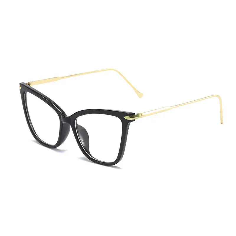Women's Cat Eye Full Rim Alloy Prescription Glasses 97024 — view 6 | Rx Spectacle