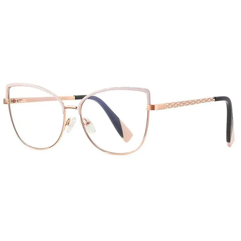 Women's Cat Eye Full Rim TR90 Prescription Glasses 3024 — view 9 | Rx Spectacle