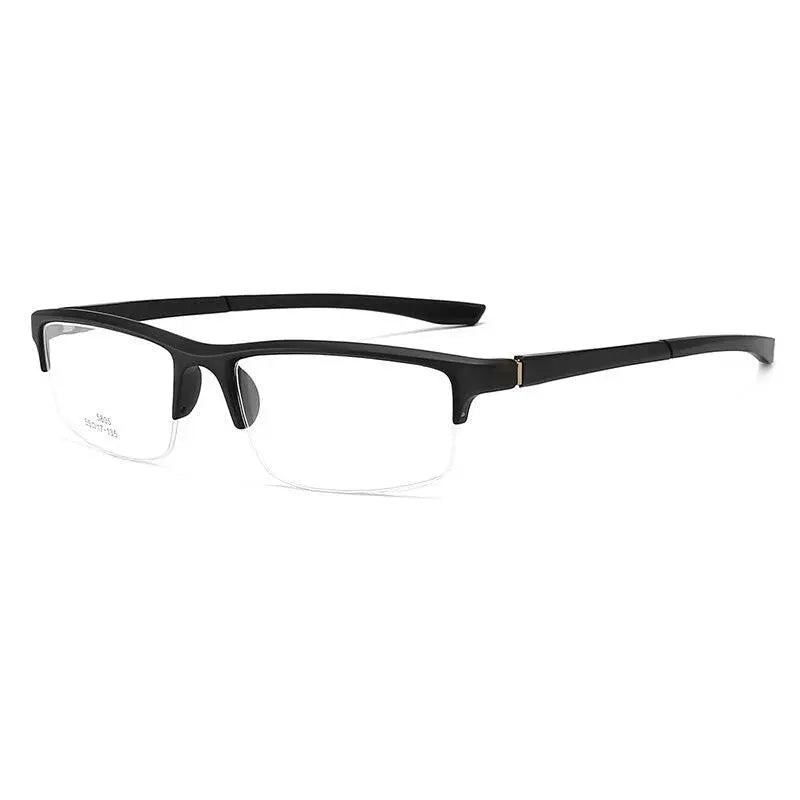 Unisex Semi-Rimless Resin Prescription Glasses 5805 — view 5 | Rx Spectacle
