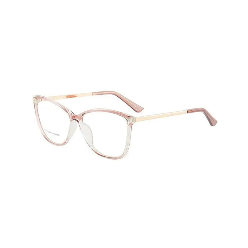 Women's Cat Eye Full Rim TR90 Prescription Glasses 7002 — view 9 | Rx Spectacle