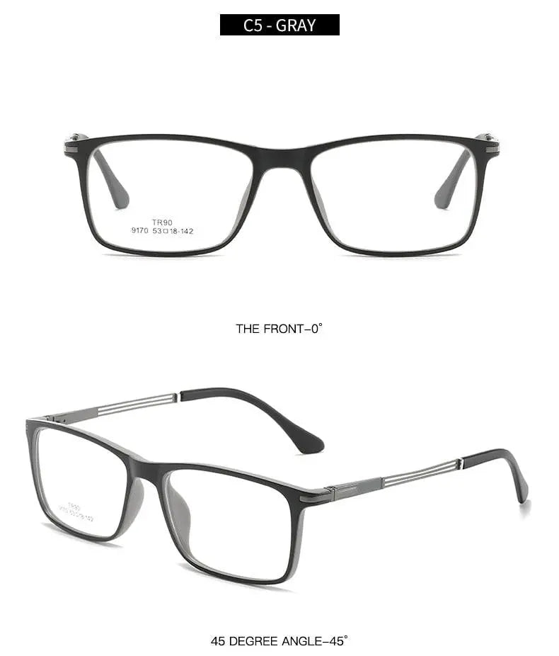 Unisex Full Rim Aluminum Prescription Glasses 9170 — view 15 | Rx Spectacle