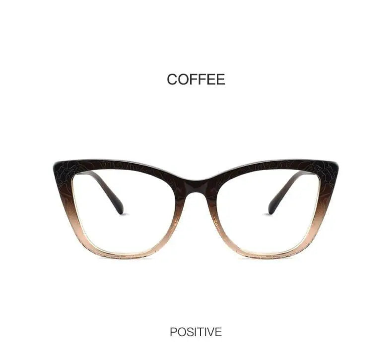 Women's Cat Eye Full Rim Acetate Prescription Glasses Z508 — view 21 | Rx Spectacle