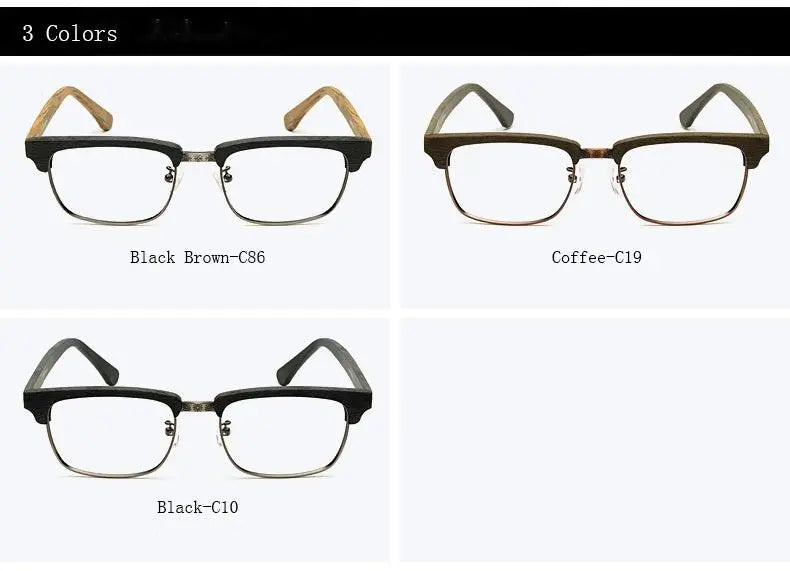 Men's Square Full Rim Titanium Prescription Glasses Ta12321 — view 10 | Rx Spectacle