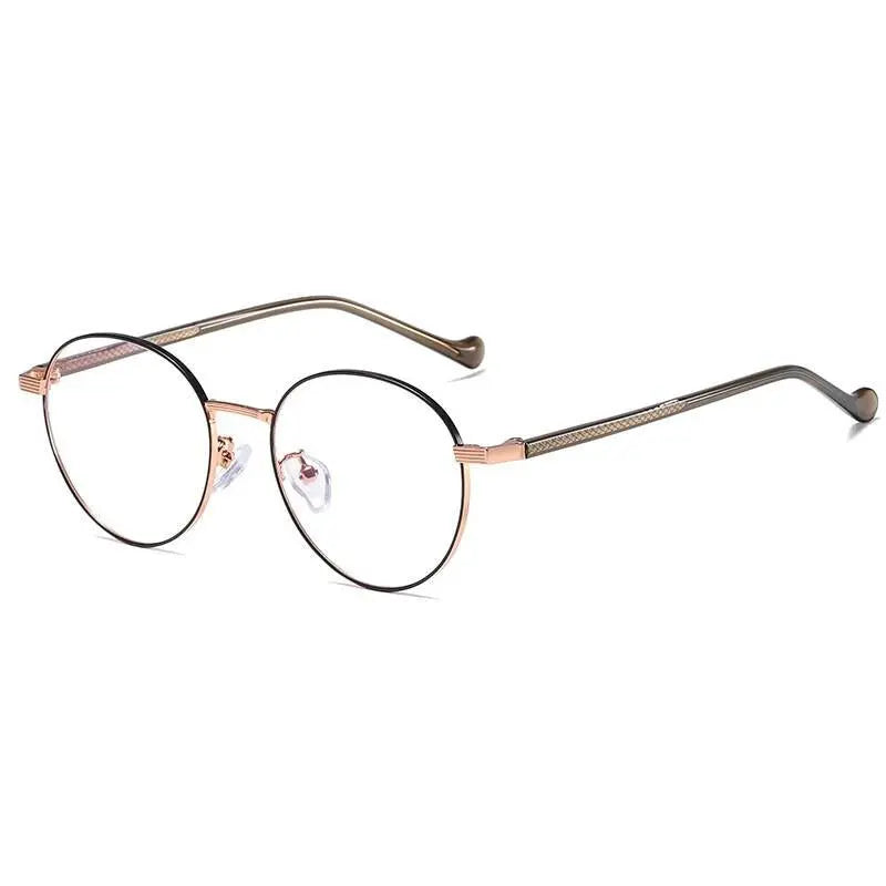 Unisex Round Full Rim Acetate Prescription Glasses 1903 — view 5 | Rx Spectacle