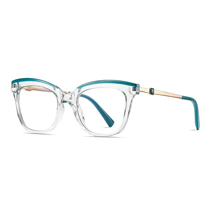 Women's Cat Eye Full Rim TR90 Prescription Glasses 72065 — view 4 | Rx Spectacle
