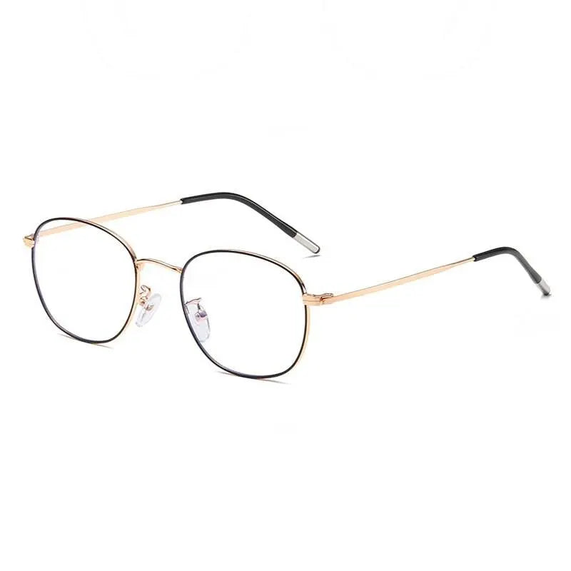 Unisex Round Full Rim Alloy Prescription Glasses 33006 — view 1 | Rx Spectacle