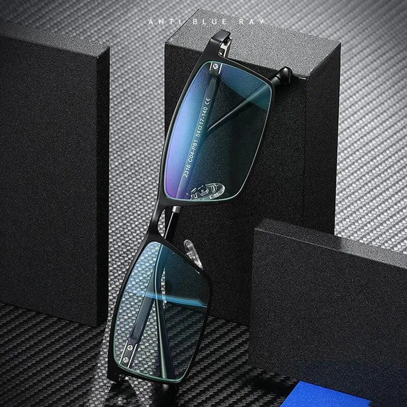 Men's Full Rim Alloy Prescription Glasses 2316 — view 4 | Rx Spectacle