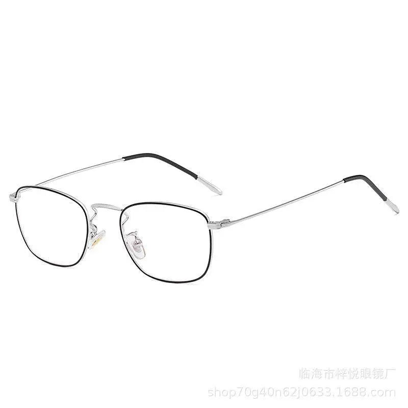 Unisex Rectangular Full Rim Alloy Prescription Glasses Zy9951 — view 8 | Rx Spectacle