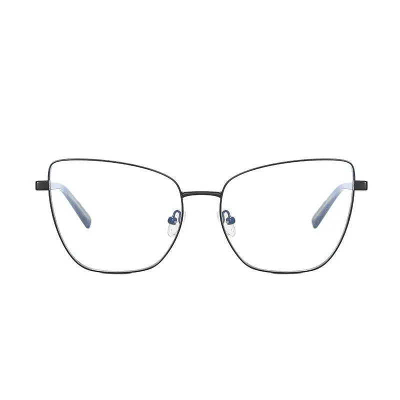 Women's Cat Eye Full Rim Alloy Prescription Glasses 3003 — view 6 | Rx Spectacle