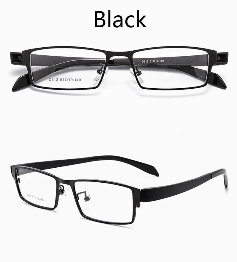 Unisex Square Full Rim TR90 Prescription Glasses D812 — view 6 | Rx Spectacle