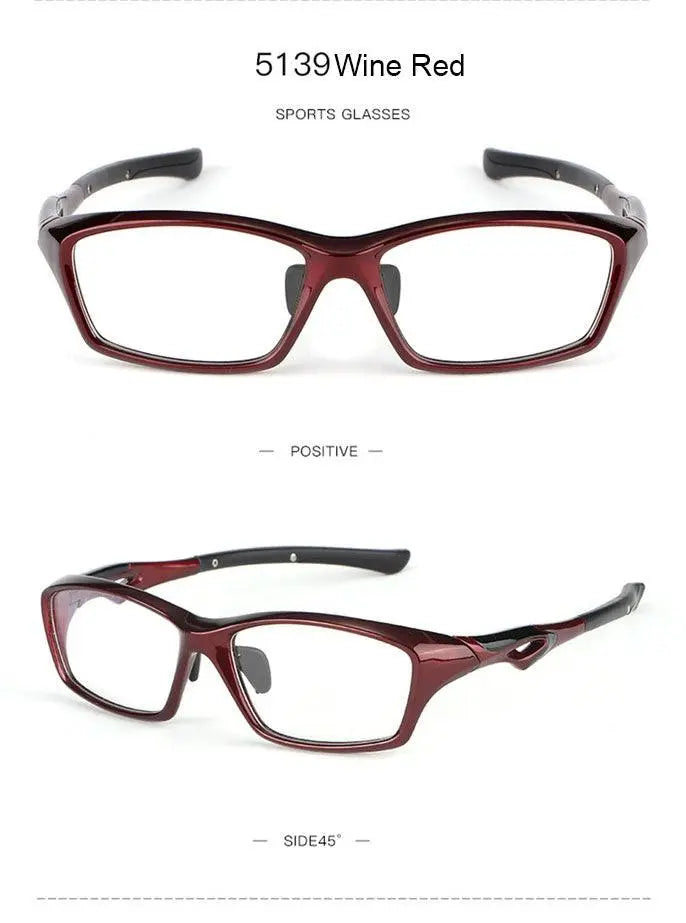 Unisex Rectangular Full Rim TR90 Sports Glasses 5139/40 — view 18 | Rx Spectacle