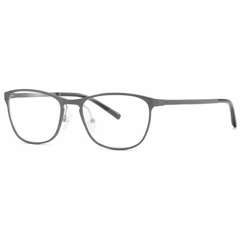 Unisex Square Full Rim Alloy Prescription Glasses 6290 — view 10 | Rx Spectacle