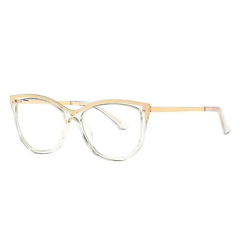 Women's Cat Eye Full Rim Acetate Prescription Glasses 2048 — view 3 | Rx Spectacle