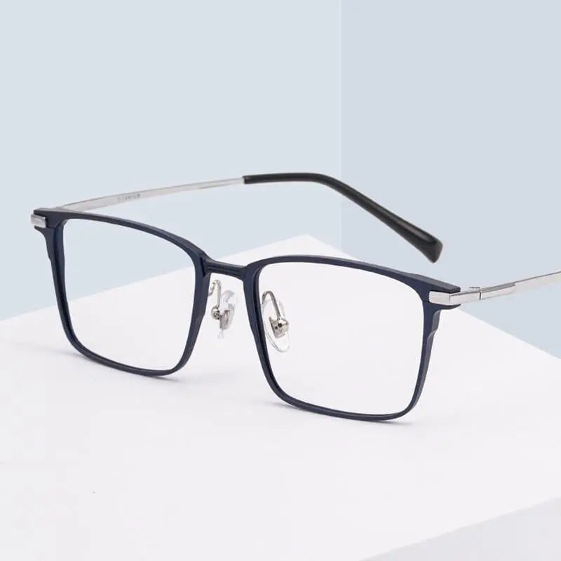 Unisex Square Full Rim Alloy Prescription Glasses 5051 — view 7 | Rx Spectacle