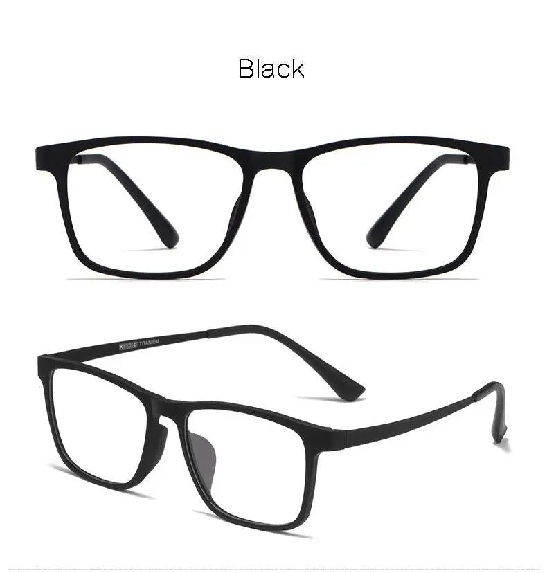 Unisex Square Full Rim TR90 Prescription Glasses Hr3068 — view 13 | Rx Spectacle