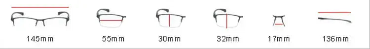Men's Rectangular Full Rim Alloy Prescription Glasses 906500 — view 2 | Rx Spectacle