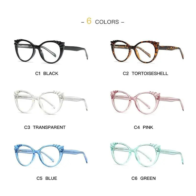 Women's Oval Full Rim TR90 Prescription Glasses 2037 — view 10 | Rx Spectacle
