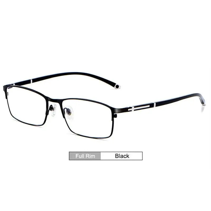 Unisex Full Rim Alloy Prescription Glasses P9211 — view 7 | Rx Spectacle