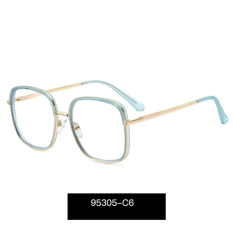 Women's Square Full Rim TR90 Prescription Glasses 95305 — view 7 | Rx Spectacle
