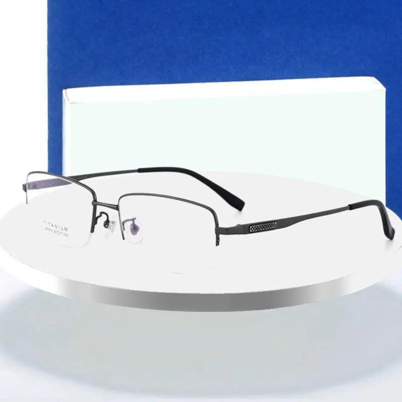 Men's Full Rim Titanium Prescription Glasses Lr7818 — view 1 | Rx Spectacle