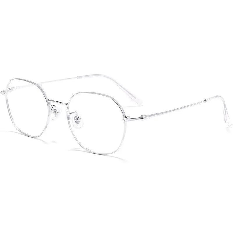 Unisex Oval Full Rim Alloy Prescription Glasses 53059 — view 7 | Rx Spectacle