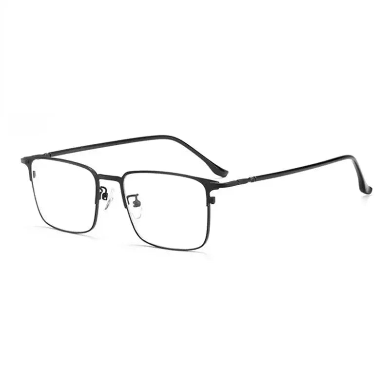 Unisex Square Full Rim Alloy Reading Glasses 39143 — view 4 | Rx Spectacle