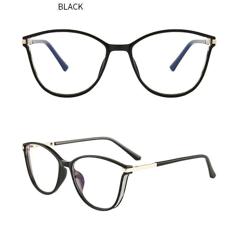 Women's Cat Eye Full Rim TR90 Prescription Glasses 7041 — view 18 | Rx Spectacle