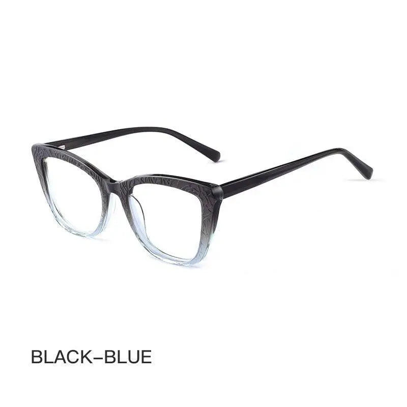 Women's Cat Eye Full Rim Acetate Prescription Glasses Z508 — view 6 | Rx Spectacle