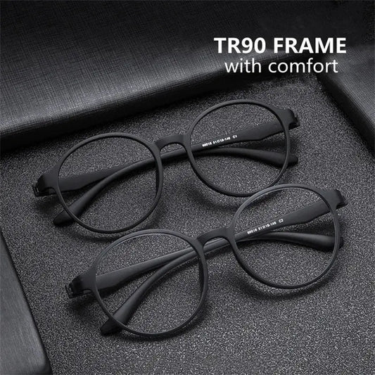 Unisex Round Full Rim TR90 Reading Glasses 66016 — view 1 | Rx Spectacle