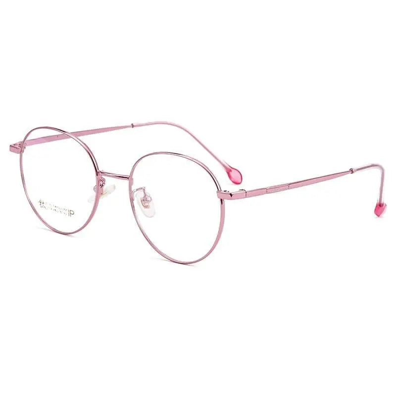 Unisex Round Full Rim Prescription Glasses 2054 — view 9 | Rx Spectacle