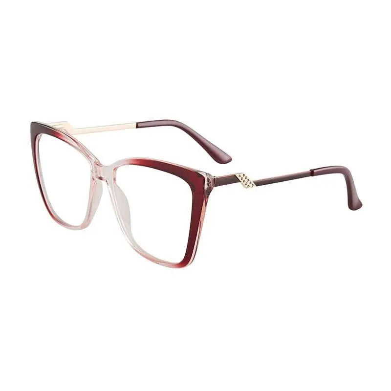 Women's Cat Eye Full Rim TR90 Prescription Glasses 7049 — view 4 | Rx Spectacle