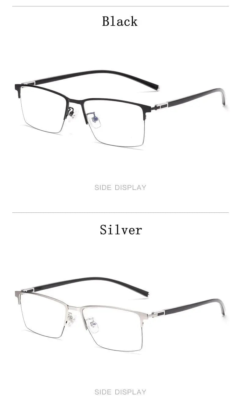 Men's Full Rim Titanium Prescription Glasses P9832 — view 14 | Rx Spectacle