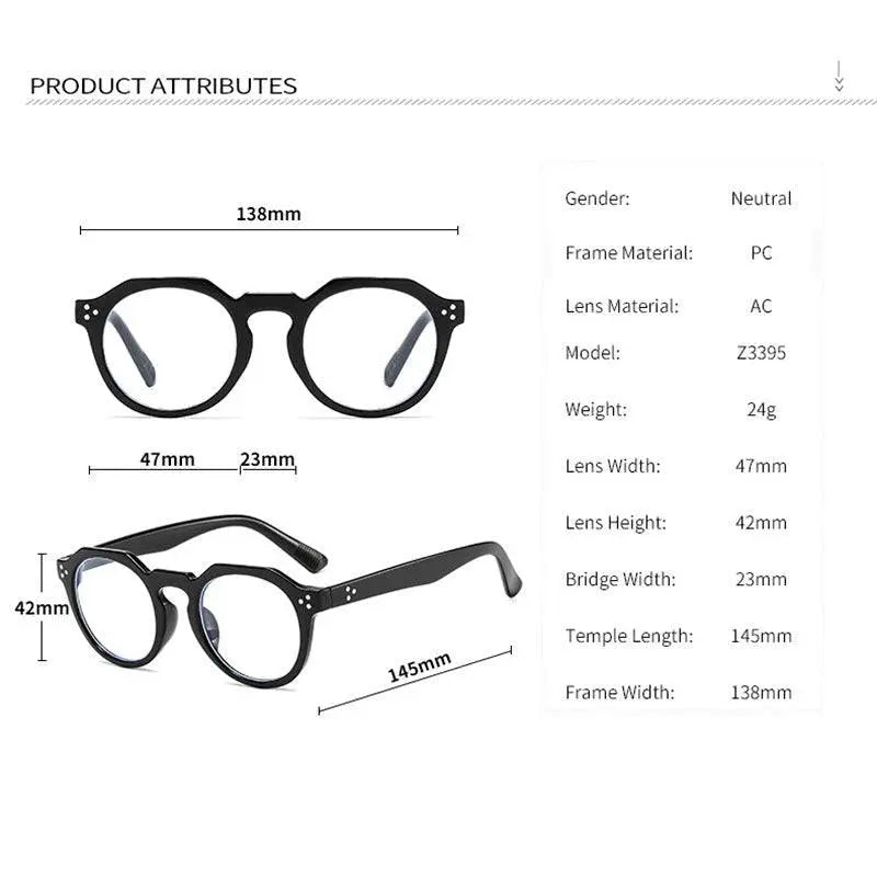 Unisex Full Rim Resin Prescription Glasses 3395 — view 11 | Rx Spectacle