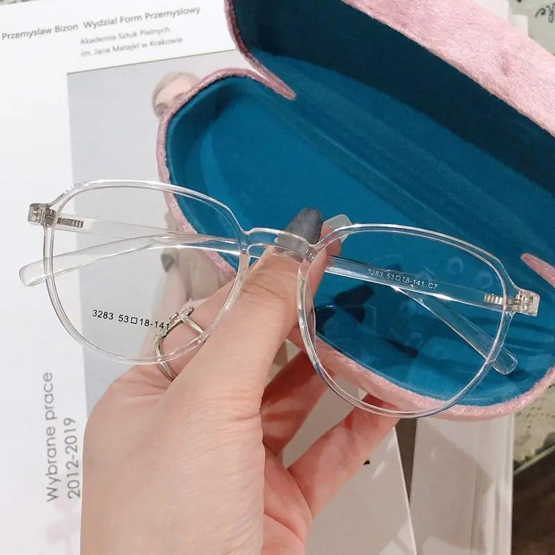 Women's Round Full Rim Resin Prescription Glasses 3283 — view 5 | Rx Spectacle