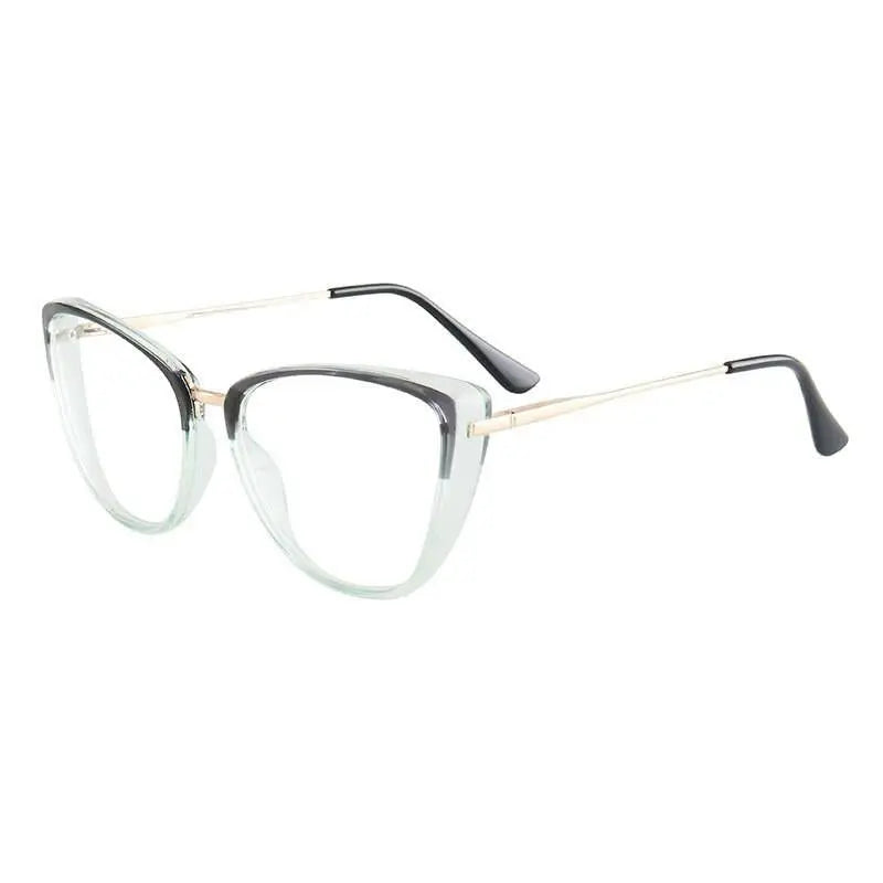 Women's Cat Eye Full Rim TR90 Prescription Glasses 7033 — view 3 | Rx Spectacle