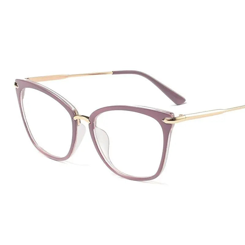 Women's Cat Eye Full Rim TR90 Prescription Glasses 95138 — view 11 | Rx Spectacle