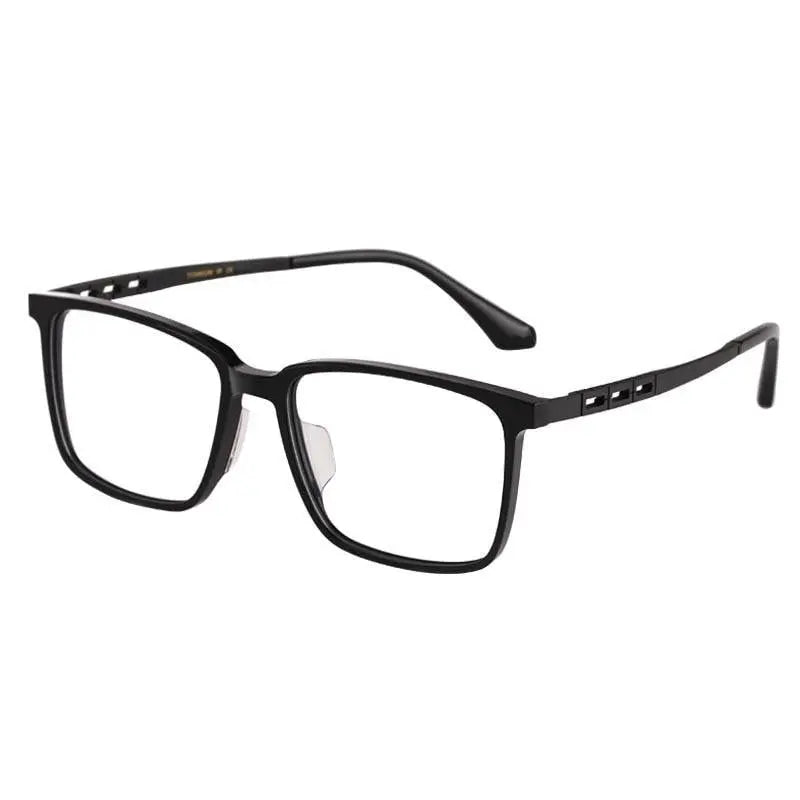 Men's Full Rim Titanium Prescription Glasses HT5022B — view 6 | Rx Spectacle