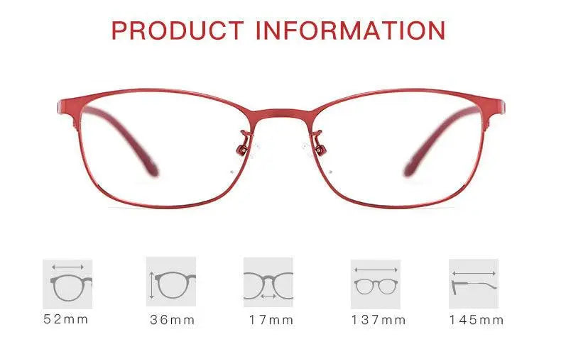 Women's Square Full Rim TR90 Prescription Glasses 3569 — view 11 | Rx Spectacle