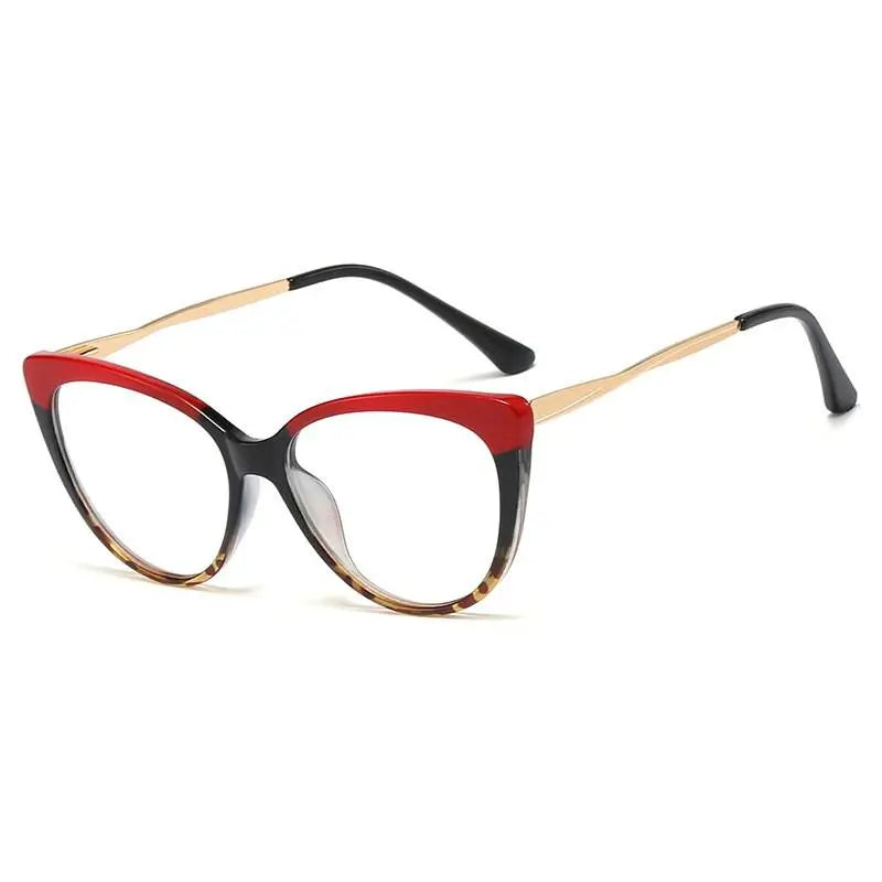 Women's Cat Eye Full Rim Acetate Prescription Glasses 92388 — view 2 | Rx Spectacle