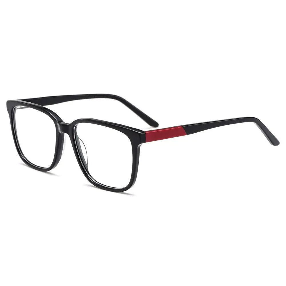Women's Square Full Rim Acetate Prescription Glasses M23001 — view 7 | Rx Spectacle