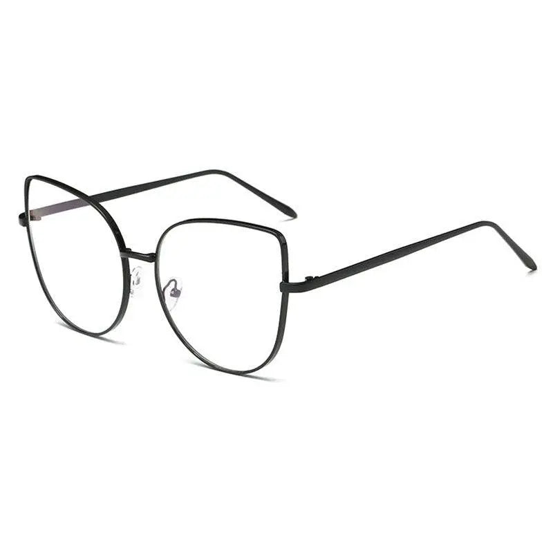 Women's Cat Eye Full Rim Alloy Prescription Glasses 3449 — view 9 | Rx Spectacle