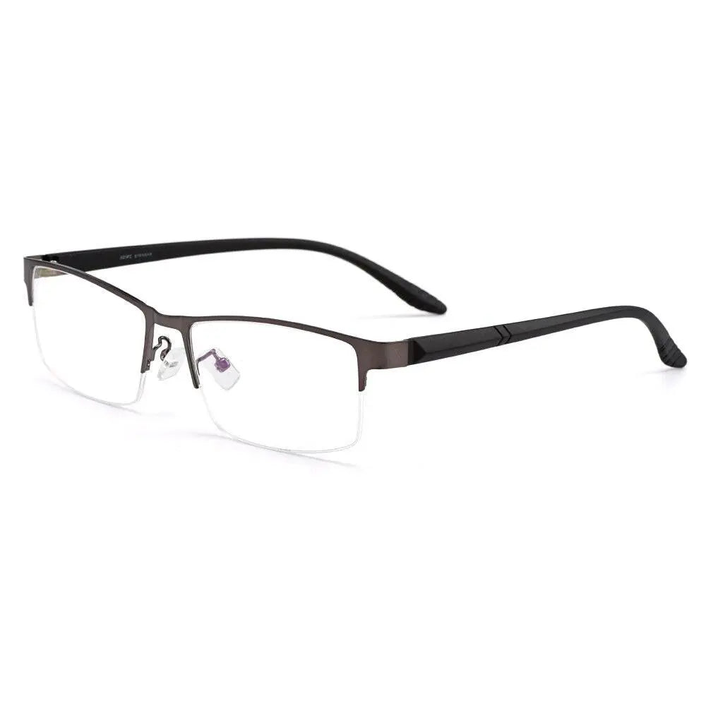 Men's Full Rim Alloy Oversized Prescription Glasses S61012 — view 6 | Rx Spectacle