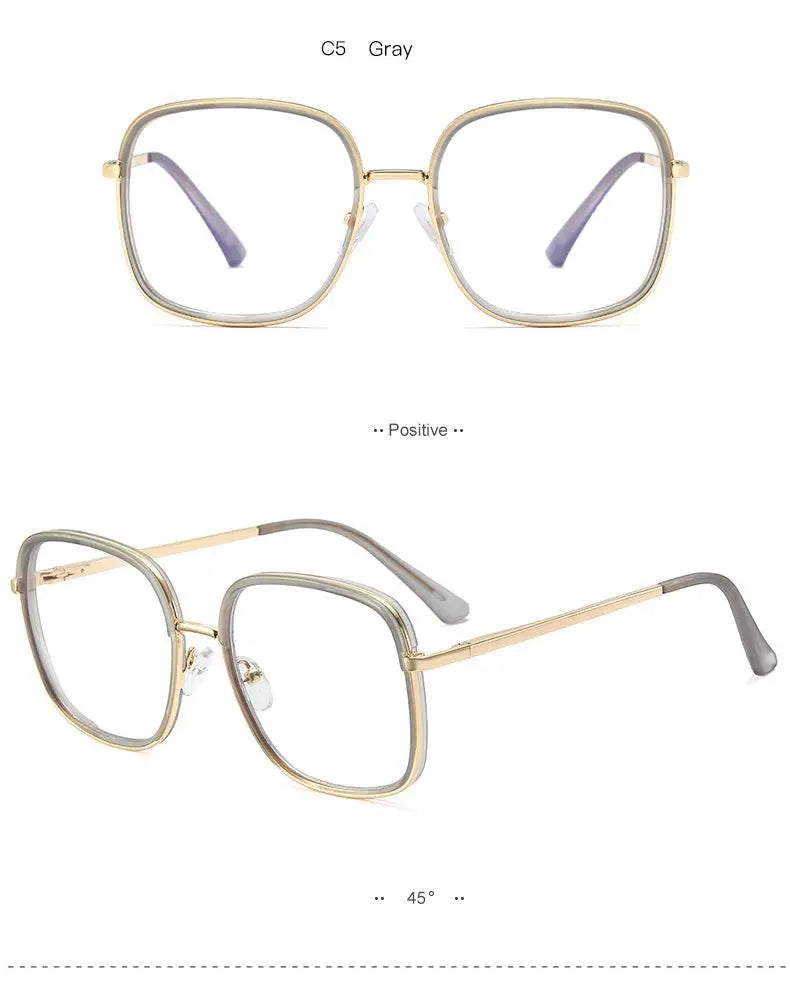 Women's Square Full Rim TR90 Prescription Glasses 95305 — view 16 | Rx Spectacle