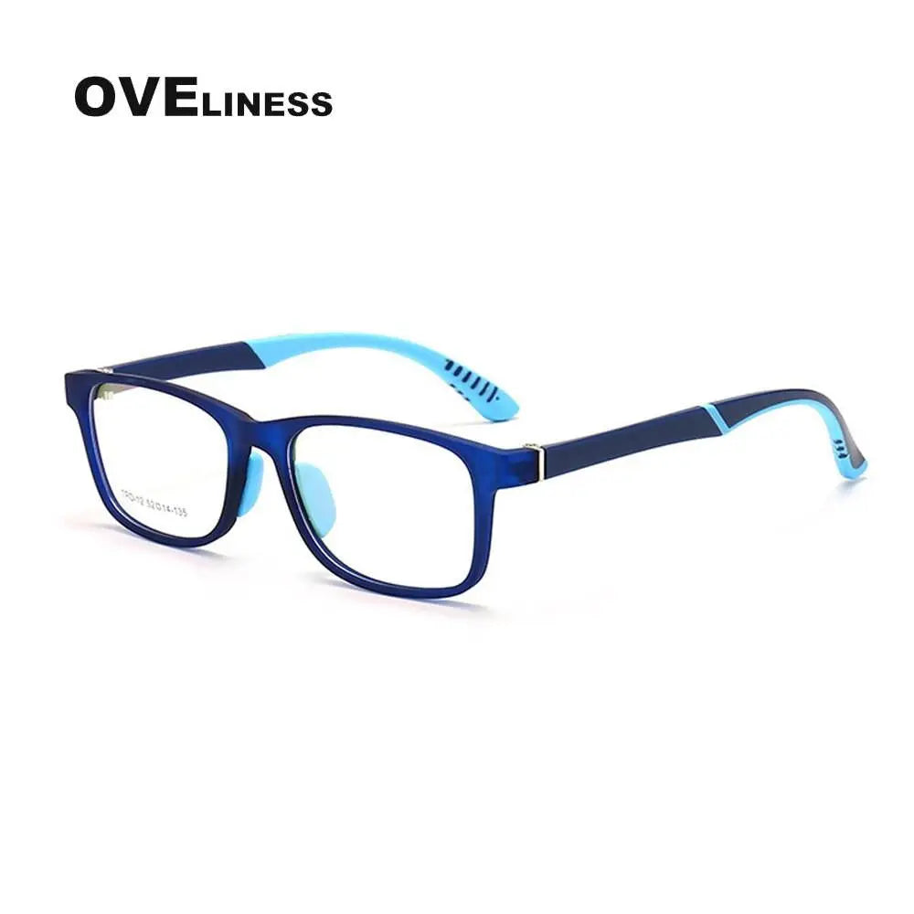 Unisex Square Full Rim Titanium Prescription Glasses Oltrd12p — view 4 | Rx Spectacle