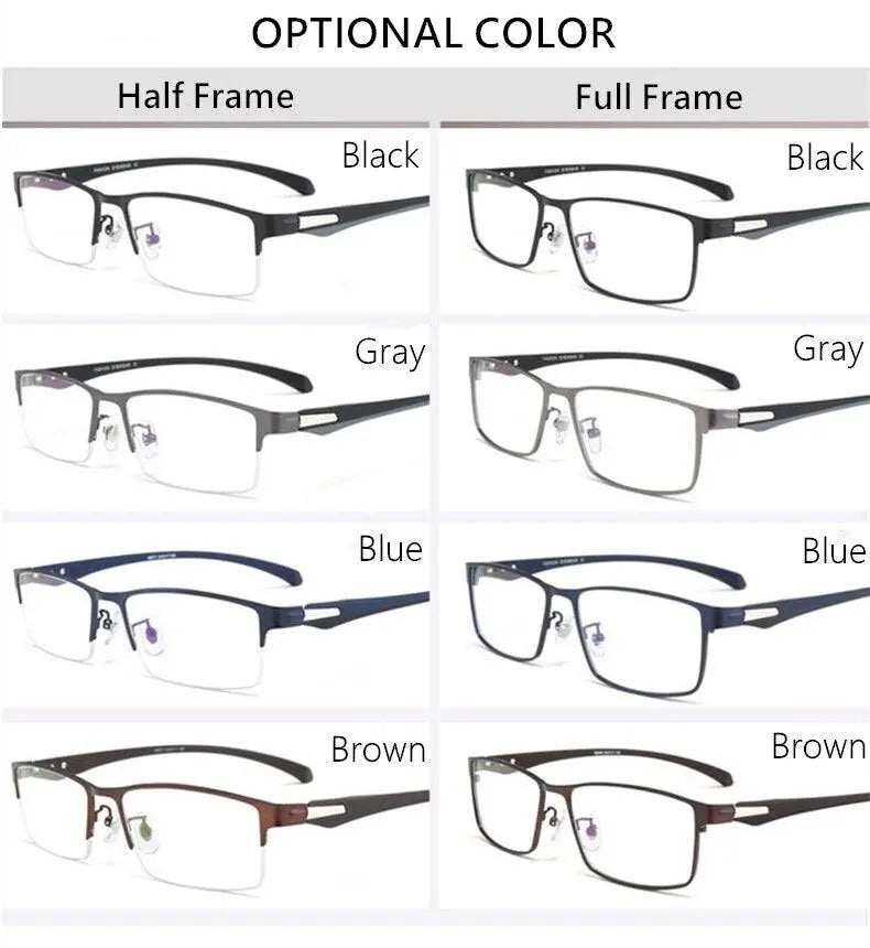 Men's Full Rim Alloy Prescription Glasses 66071/66085 — view 16 | Rx Spectacle