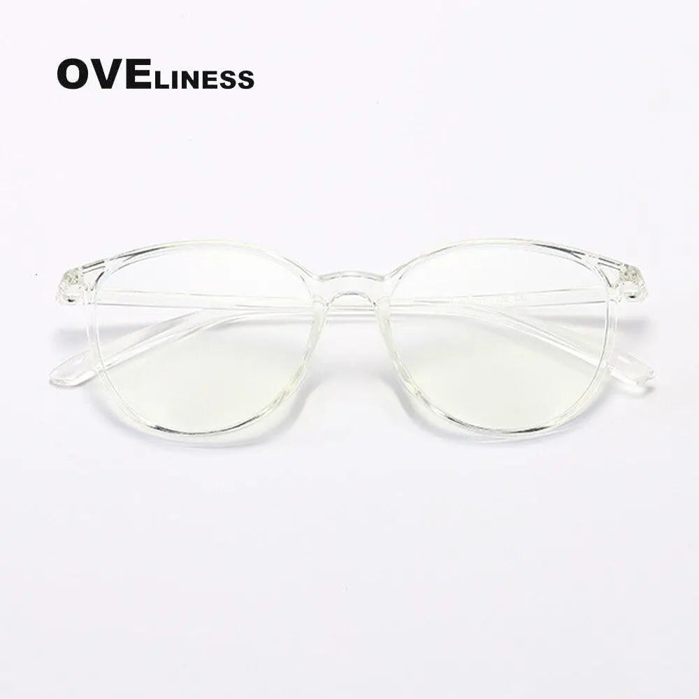 Unisex Round Full Rim Titanium Prescription Glasses 8075 — view 3 | Rx Spectacle