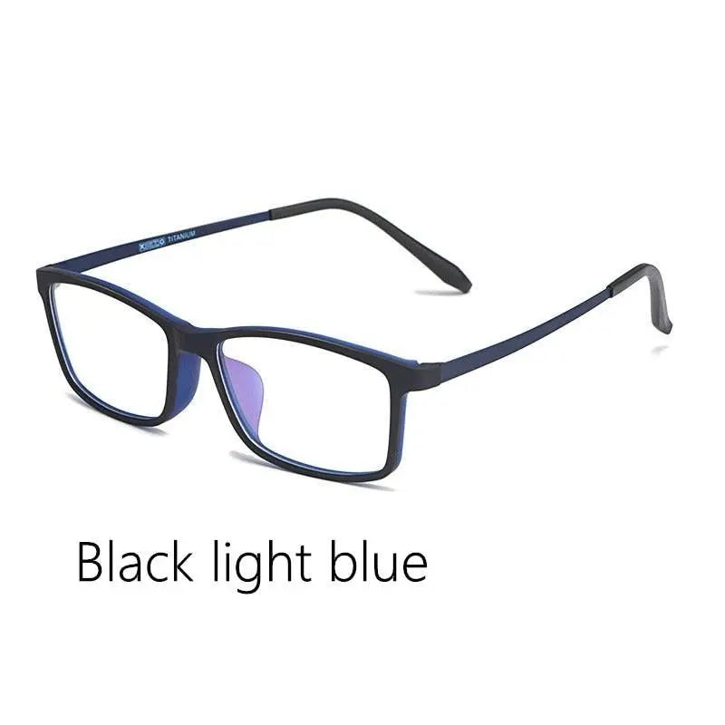 Unisex Square Full Rim Titanium Prescription Glasses HR3048 — view 5 | Rx Spectacle