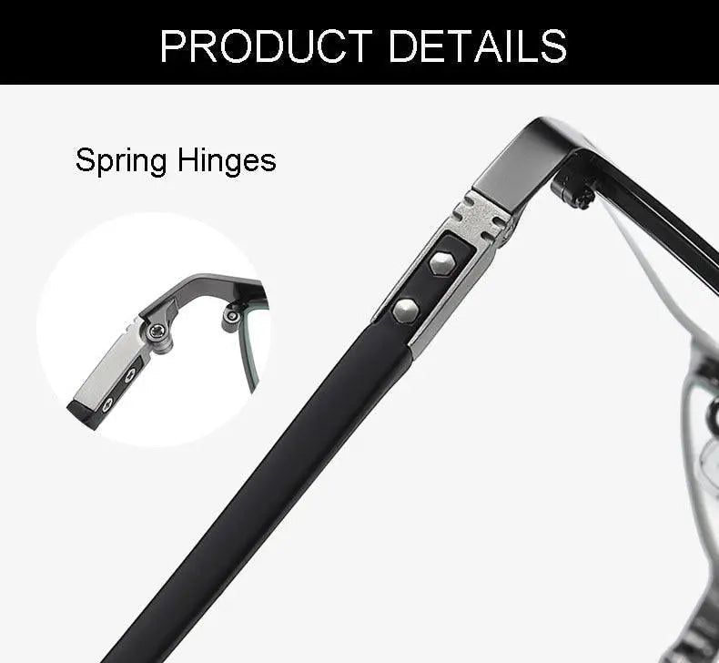 Men's Full Rim Alloy Prescription Glasses 2316 — view 10 | Rx Spectacle