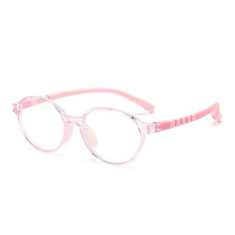 Unisex Round Full Rim Titanium Prescription Glasses Trd108 — view 3 | Rx Spectacle